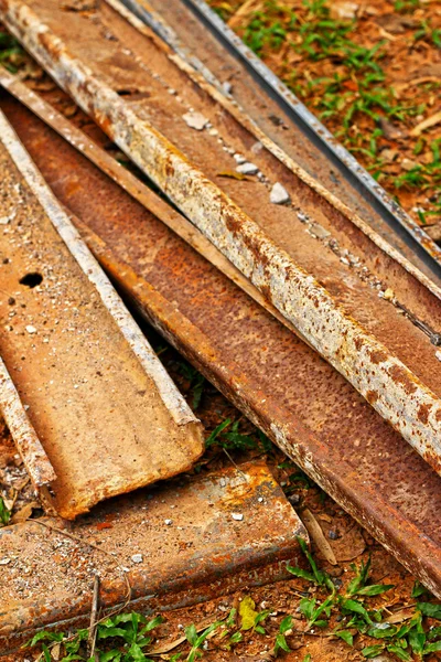 Old metal pipes - for construction. — Stock Photo, Image