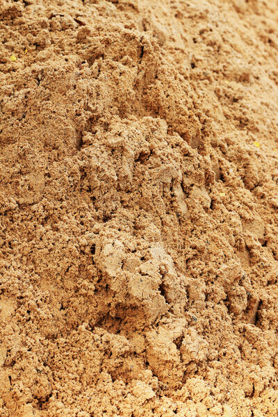 Песчаная куча для строительства в магазине
