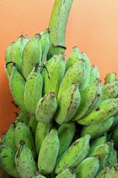 Närbild på gröna banan — Stockfoto