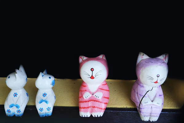 Escultura de gato japonês — Fotografia de Stock