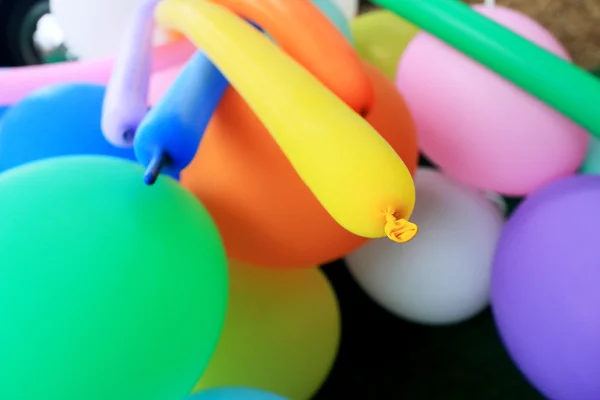 Wielobarwny balonów - balony tło. — Zdjęcie stockowe