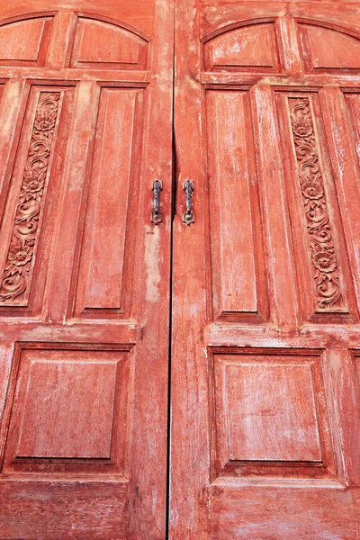 Porta de madeira vintage — Fotografia de Stock