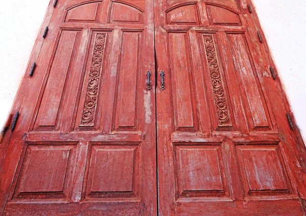 Porta de madeira vintage — Fotografia de Stock