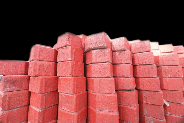 Tijolo vermelho para construção textura de fundo — Fotografia de Stock