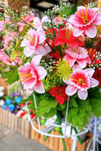Rosa bei fiori artificiali — Foto Stock