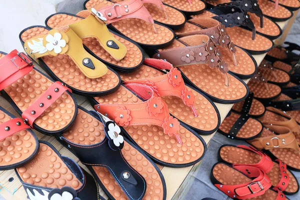 Piyasada Ayakkabı mağazası — Stok fotoğraf