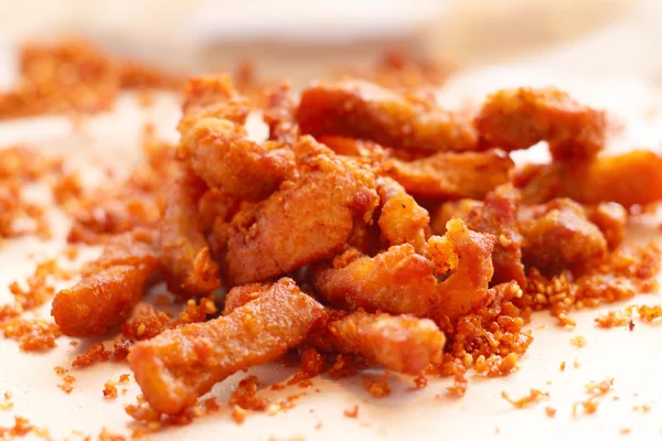 Close up of fried pork — Stock Photo, Image