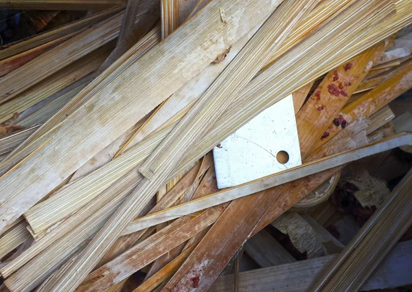 Yapışkan pirinç bambu içinde kavrulmuş — Stok fotoğraf