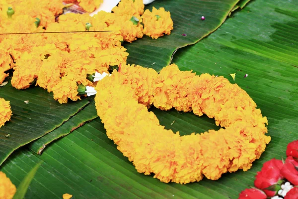 Flor de calêndula no mercado — Fotografia de Stock