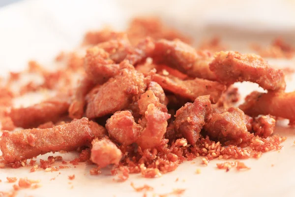 Close up of fried pork — Stock Photo, Image