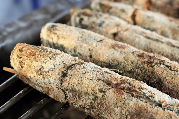 BBQ fish in the market — Stock Photo, Image