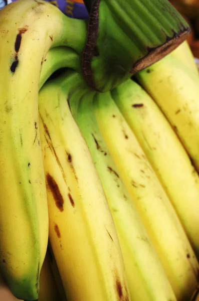 Bananfrukt på marknaden — Stockfoto