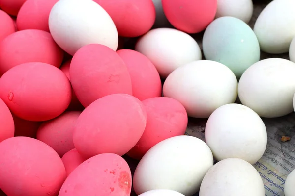 Close up de ovo salgado e conservado — Fotografia de Stock