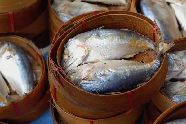 Mackerel fish in the market — Stock Photo, Image