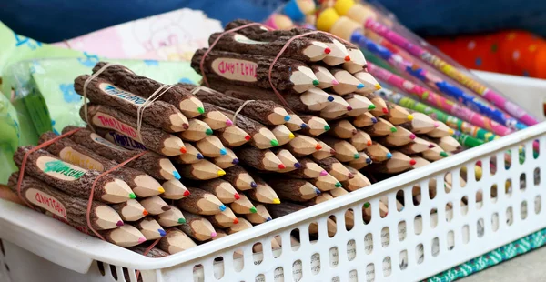 A group of coloured pencils — Stock Photo, Image