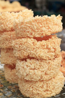 yapışkan pirinç serpilir şeker Asya gıda kızarmış