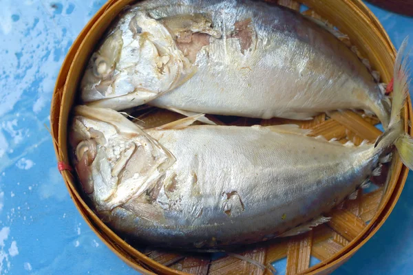 Poisson maquereau sur le marché — Photo