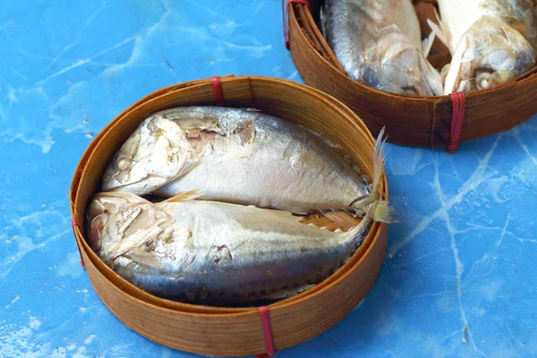 Poisson maquereau sur le marché — Photo