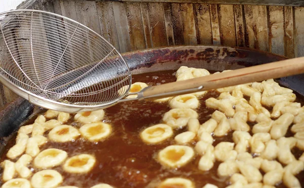 Kızartılmış hamur stick tava — Stok fotoğraf