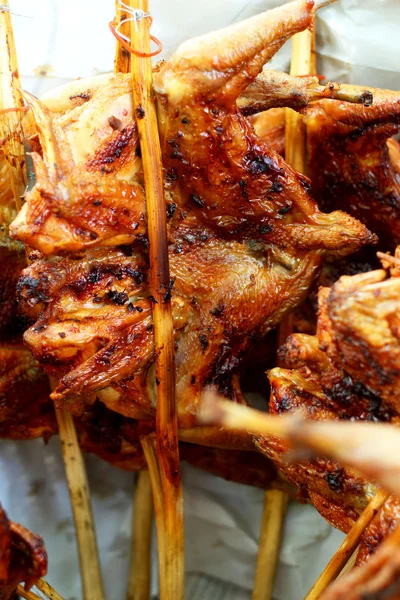 Bar-B-Q or BBQ grill of chicken. — Stock Photo, Image
