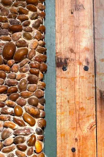 Stenen muur achtergrond textuur - vintage — Stockfoto