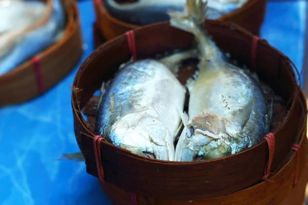 Ikan mackerel di pasar — Stok Foto