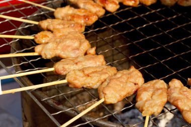 Bar-BQ veya barbekü ızgara et