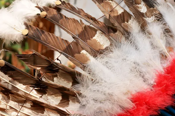 Native american indian chief headdress — Stock Photo, Image