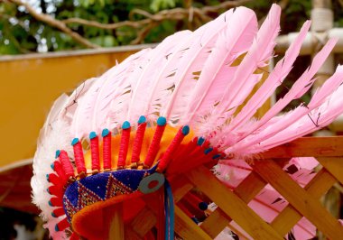 yerli Kızılderili şefi headdress