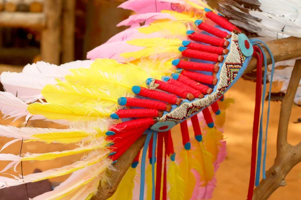 Native american indian chief huvudbonad — Stockfoto