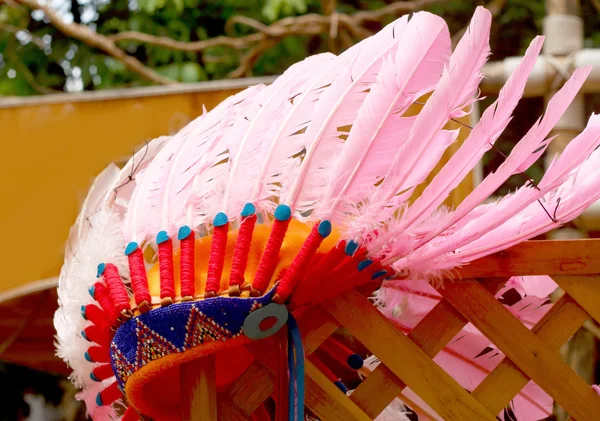 Native american indian chief headdress — Stock Photo, Image