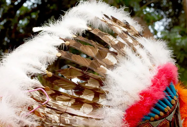 Native american indian chief headdress — Stock Photo, Image