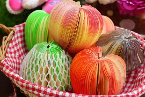 Papel de fruta para decoração de casa na loja de presentes . — Fotografia de Stock
