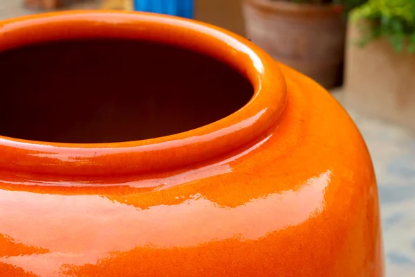 Orange jar — Stock Photo, Image