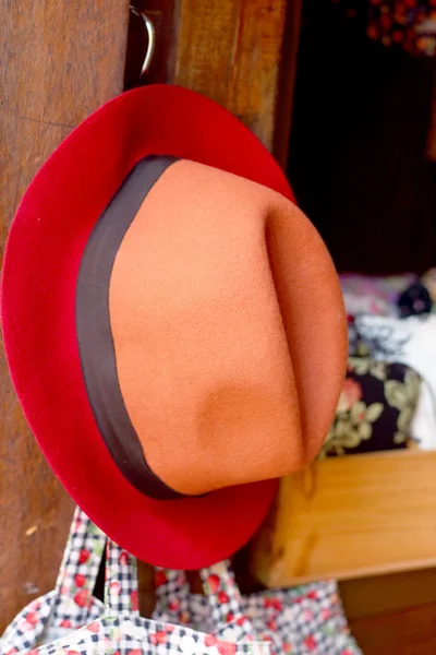 Hats for sale at the market — Stock Photo, Image