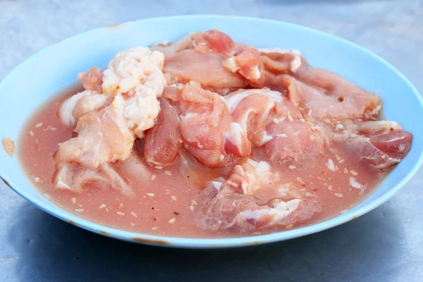 Маринованная свинина для сукияки - азиатская еда — стоковое фото