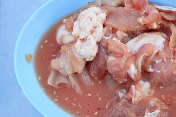 Маринованная свинина для сукияки - азиатская еда — стоковое фото