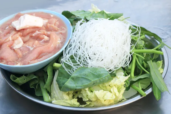 Marine sukiyaki - parasını Asya gıda — Stok fotoğraf