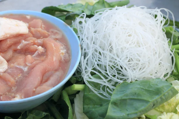 Marine sukiyaki - parasını Asya gıda — Stok fotoğraf