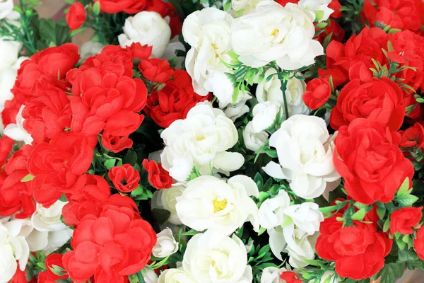 Beautiful of rose artificial flowers — Stock Photo, Image