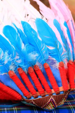 yerli Kızılderili şefi headdress