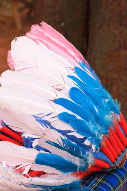 yerli Kızılderili şefi headdress