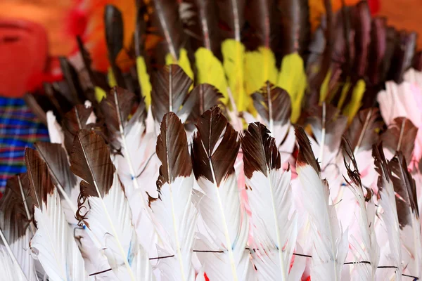 ネイティブ アメリカン インディアン チーフ頭飾り — ストック写真