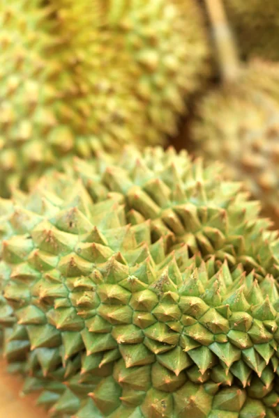 Fruits de durian sur le marché — Photo