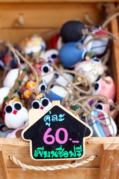 Handgemaakte doll winkel — Stockfoto