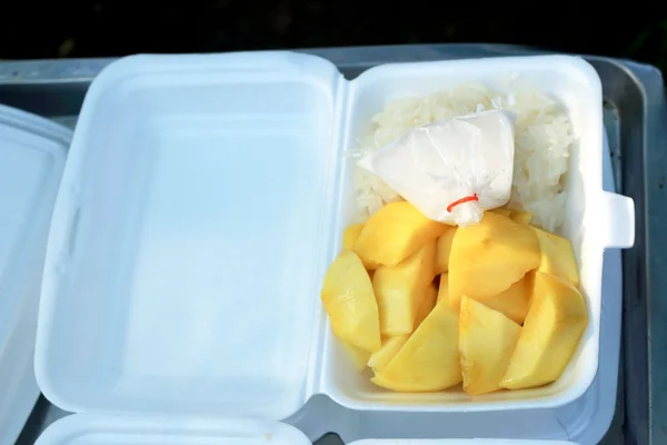 Mango sticky rice - Thailand desserts — Stock Photo, Image