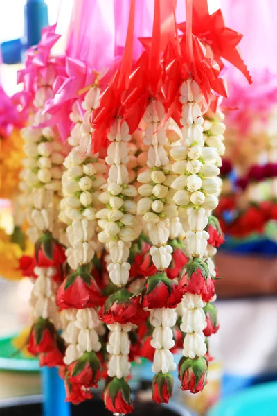 Mercados de guirlanda de jasmim — Fotografia de Stock