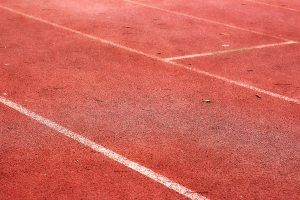 選手の背景のランニング トラック — ストック写真