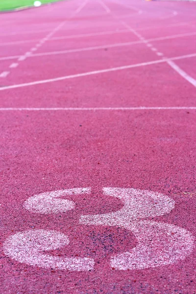 Pista de atletismo - para los atletas — Foto de Stock