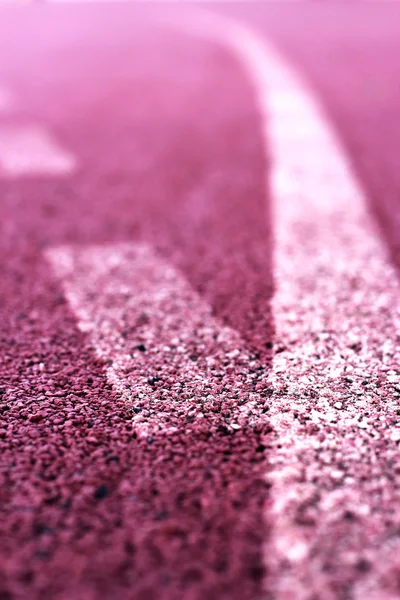 Trilha de corrida - para os atletas — Fotografia de Stock